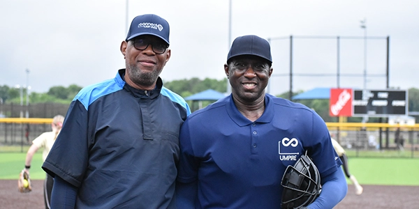 Connect Sports umpires meeting at the fields